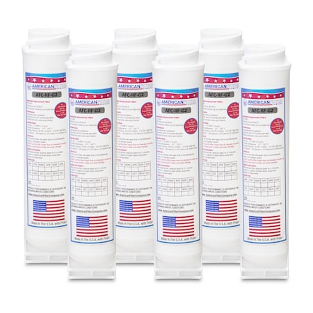 American Filter Co GE GTS18KHP Comparable Refrigerator Water Filters (made by Model number AFC-RF-G2), 6PK GTS18KHP-AFC-RF-G2-6-70485